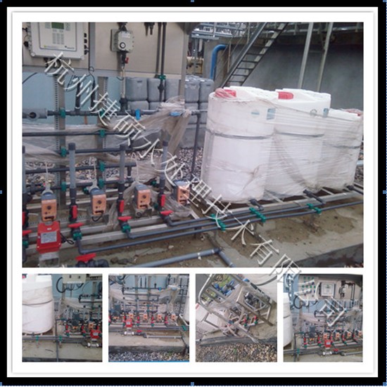 某化纤厂6000T循环量开车前预膜及常年加药维护